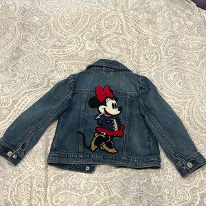 Baby Gap Disney Minnie Mouse Jean Jacket toddler size 3